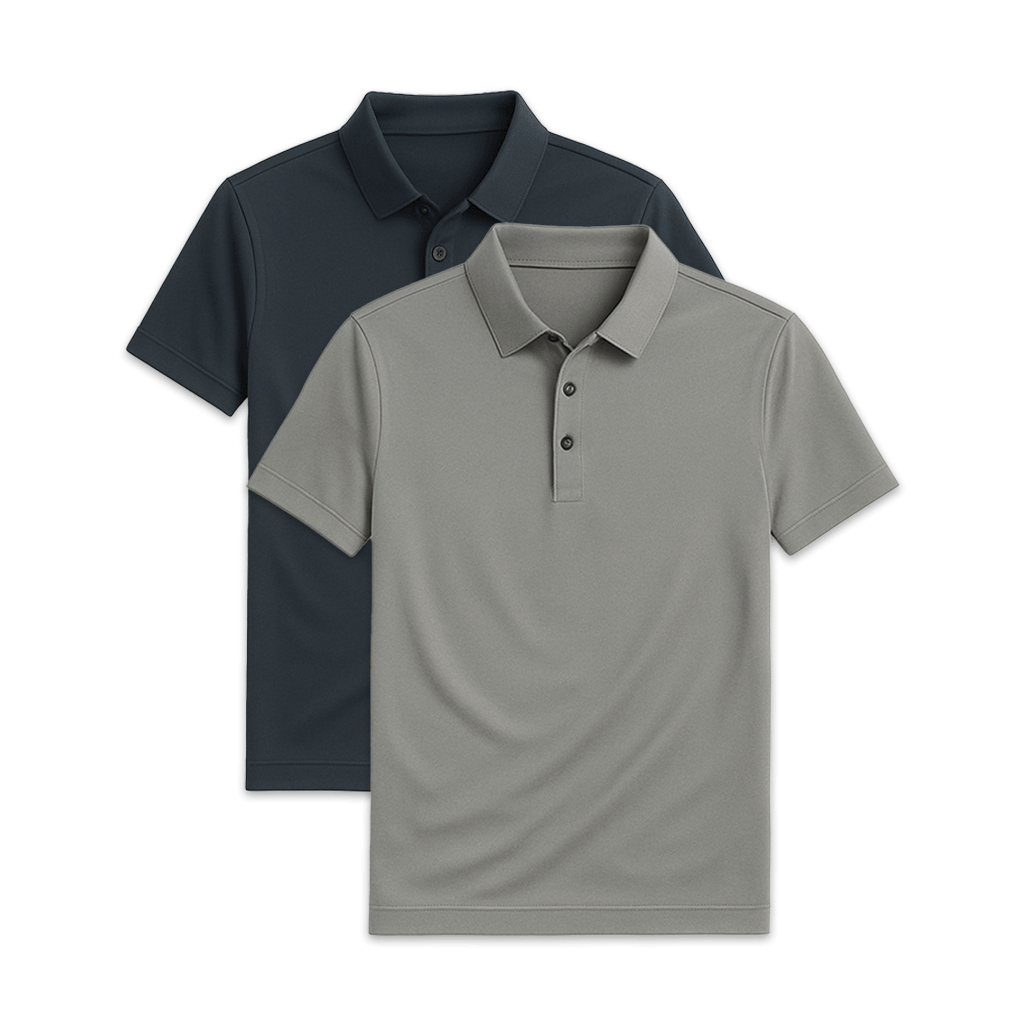 KOE | 2-Pack Icy Silk Polo Set