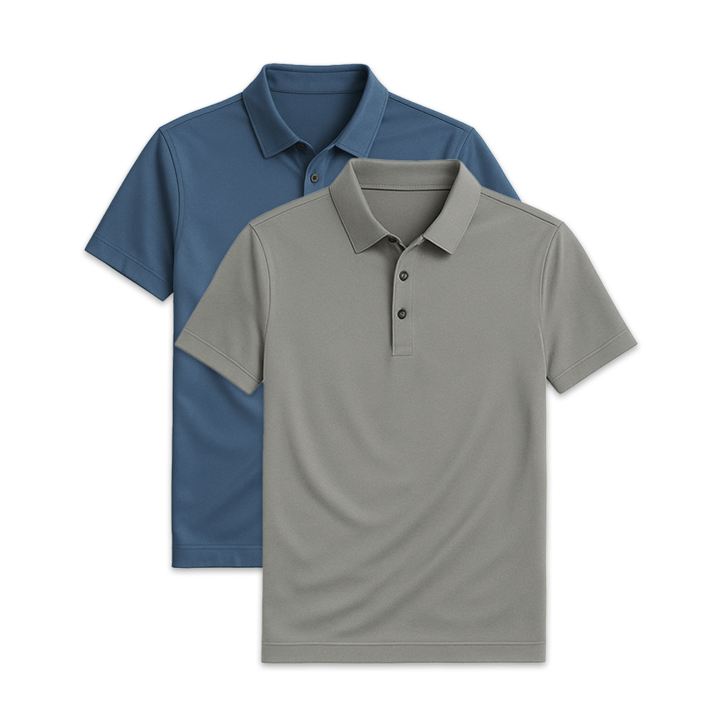 KOE | 2-Pack Icy Silk Polo Set