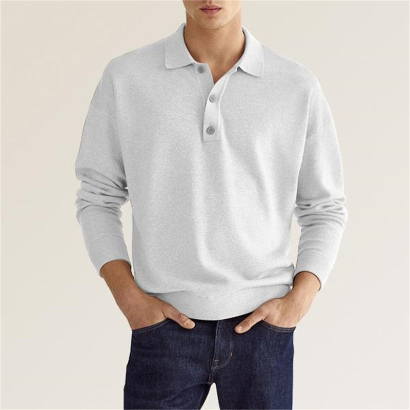 KOE | The Men's Long-Sleeve Field Polo Shirt