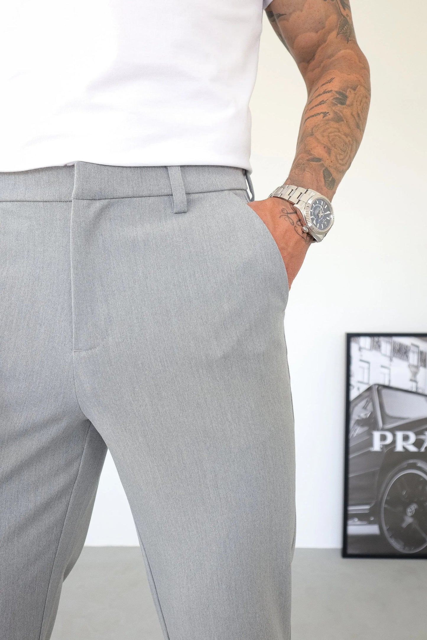KOE | The Lucia Trousers – Light Grey