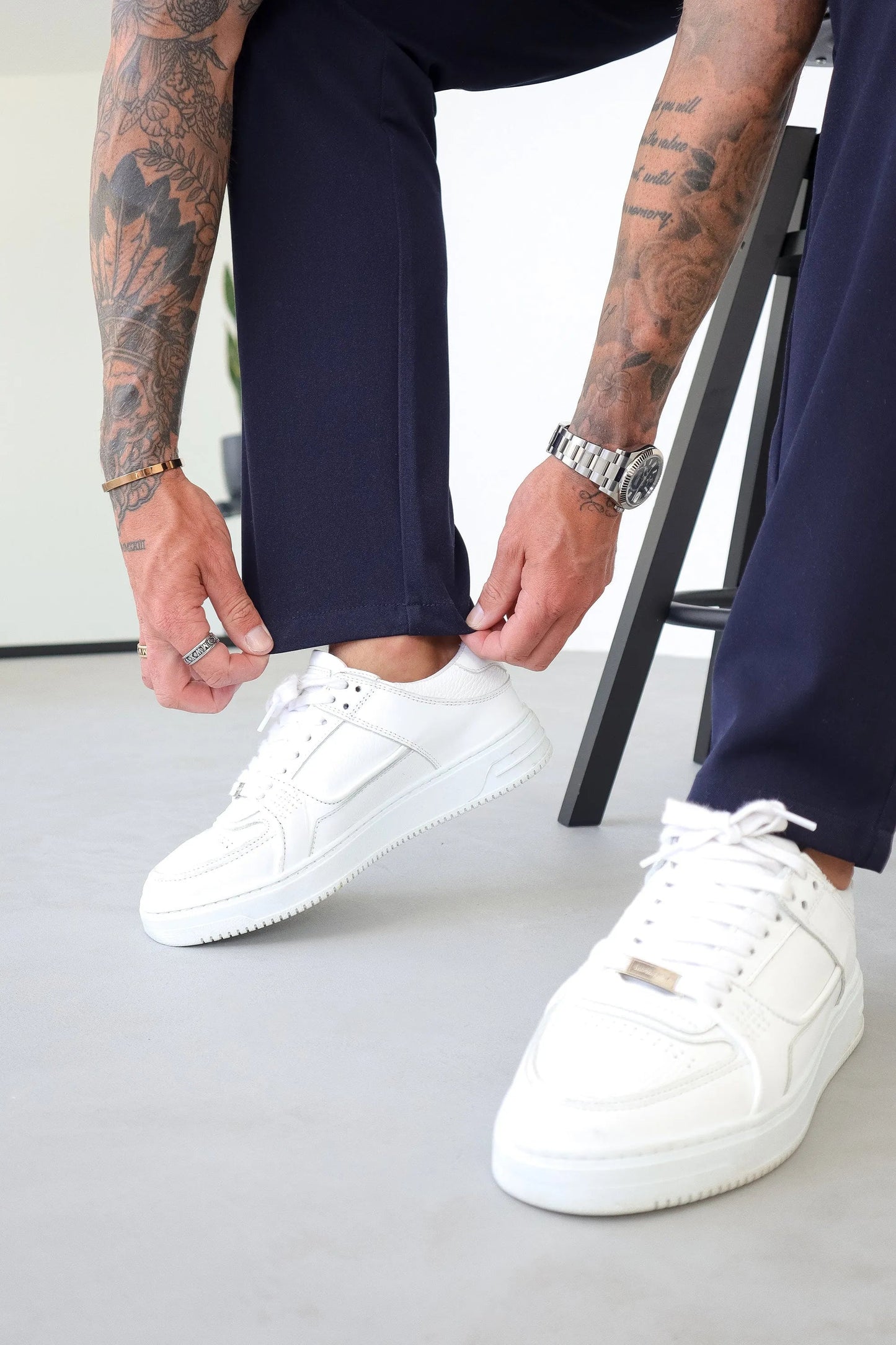 KOE | The Lucia Trousers – Navy Blue