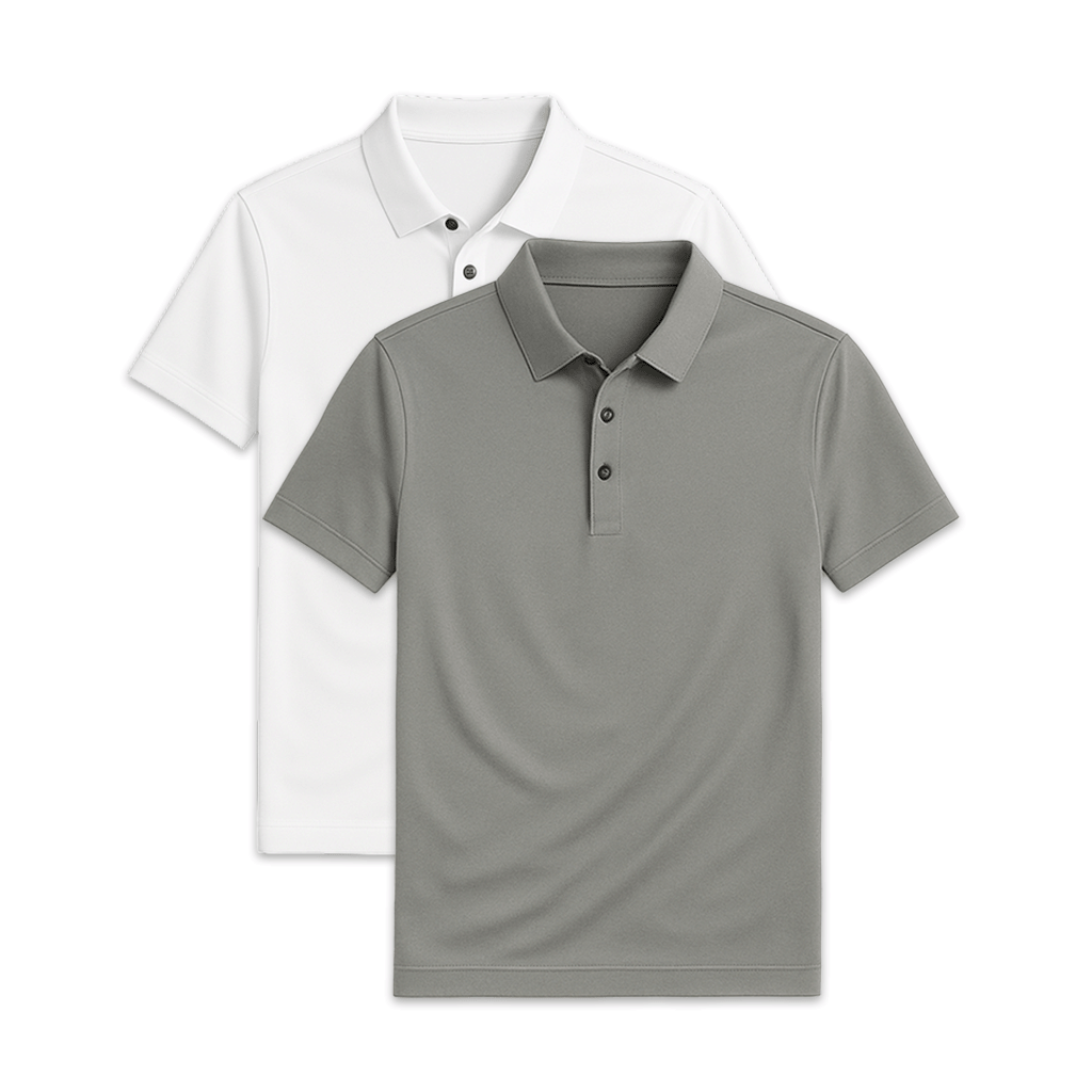 KOE | 2-Pack Icy Silk Polo Set