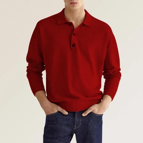 KOE | The Men's Long-Sleeve Field Polo Shirt