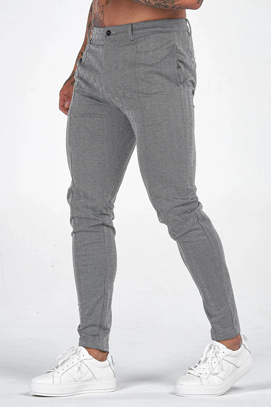 KOE | The Chevron Trousers - Grey