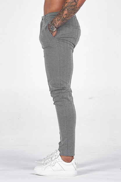 KOE | The Chevron Trousers - Grey
