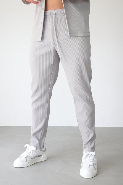 KOE | The Slim Pleated Trousers – Grey