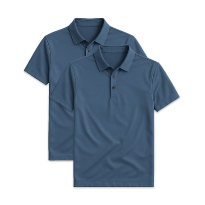 KOE | 2-Pack Icy Silk Polo Set